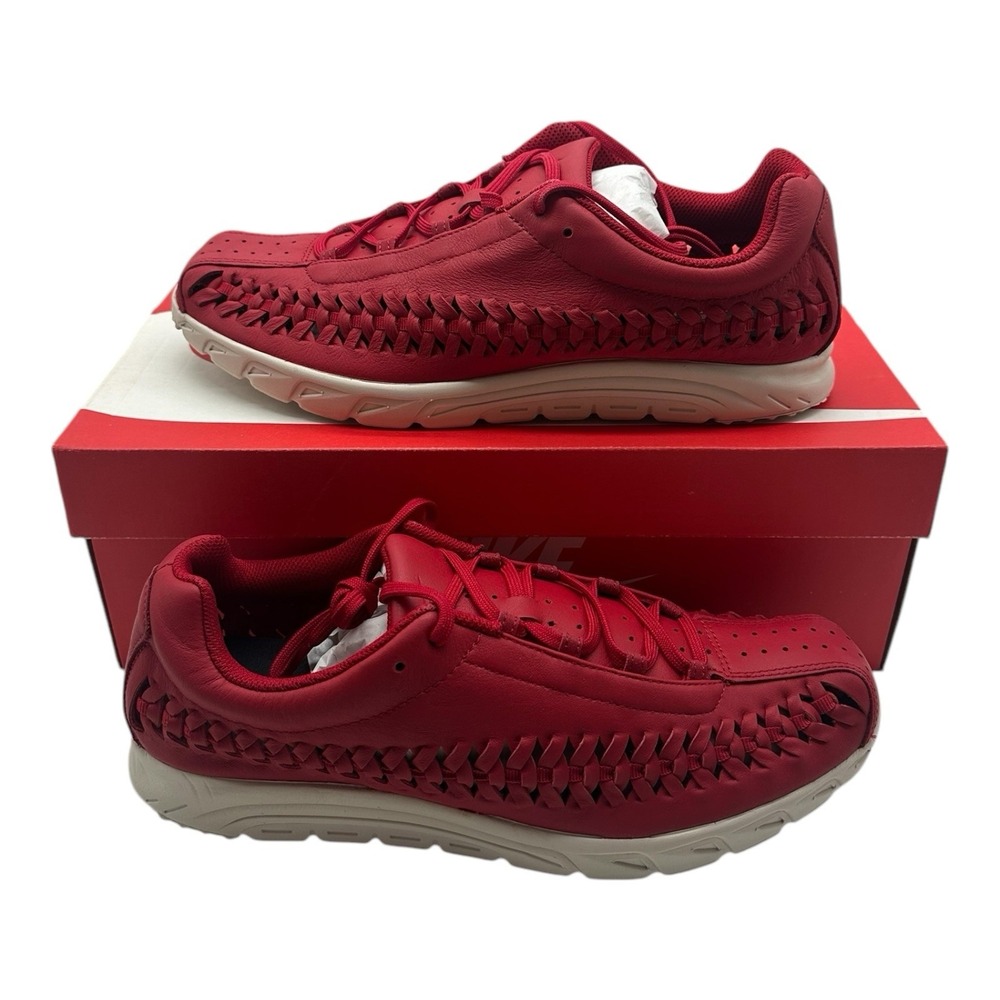 Nike Mayfly Woven Shoes Mens Size 9 Gym Red Orewood Lace Up Sneakers 833132-601